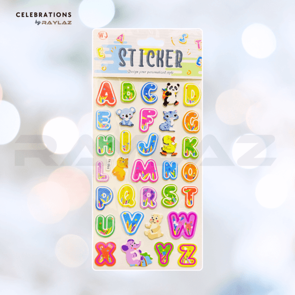 Alphabet Stickers for Scrapbooking, Foam ABC Stickers for Greeting Car ...